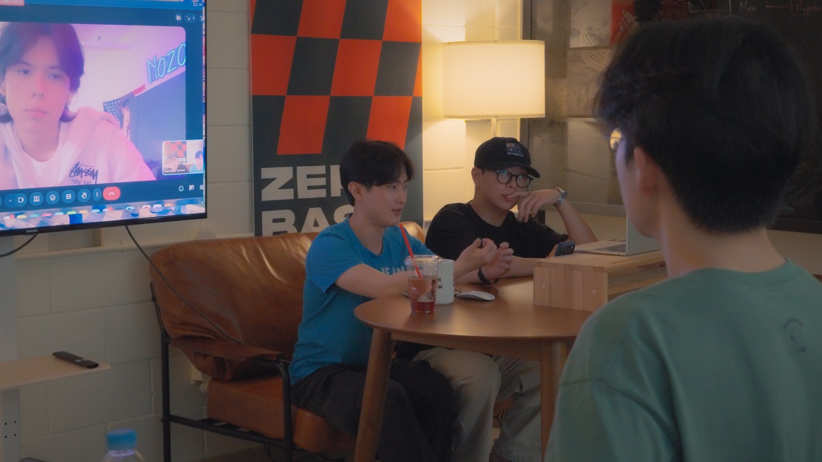 Zerobase batch founders reviewing a startup